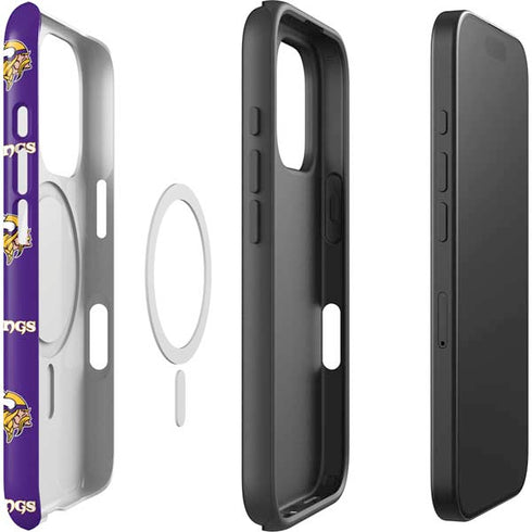 NFL Minnesota Vikings Blitz Series iPhone 16 Pro Magsafe Impact Case